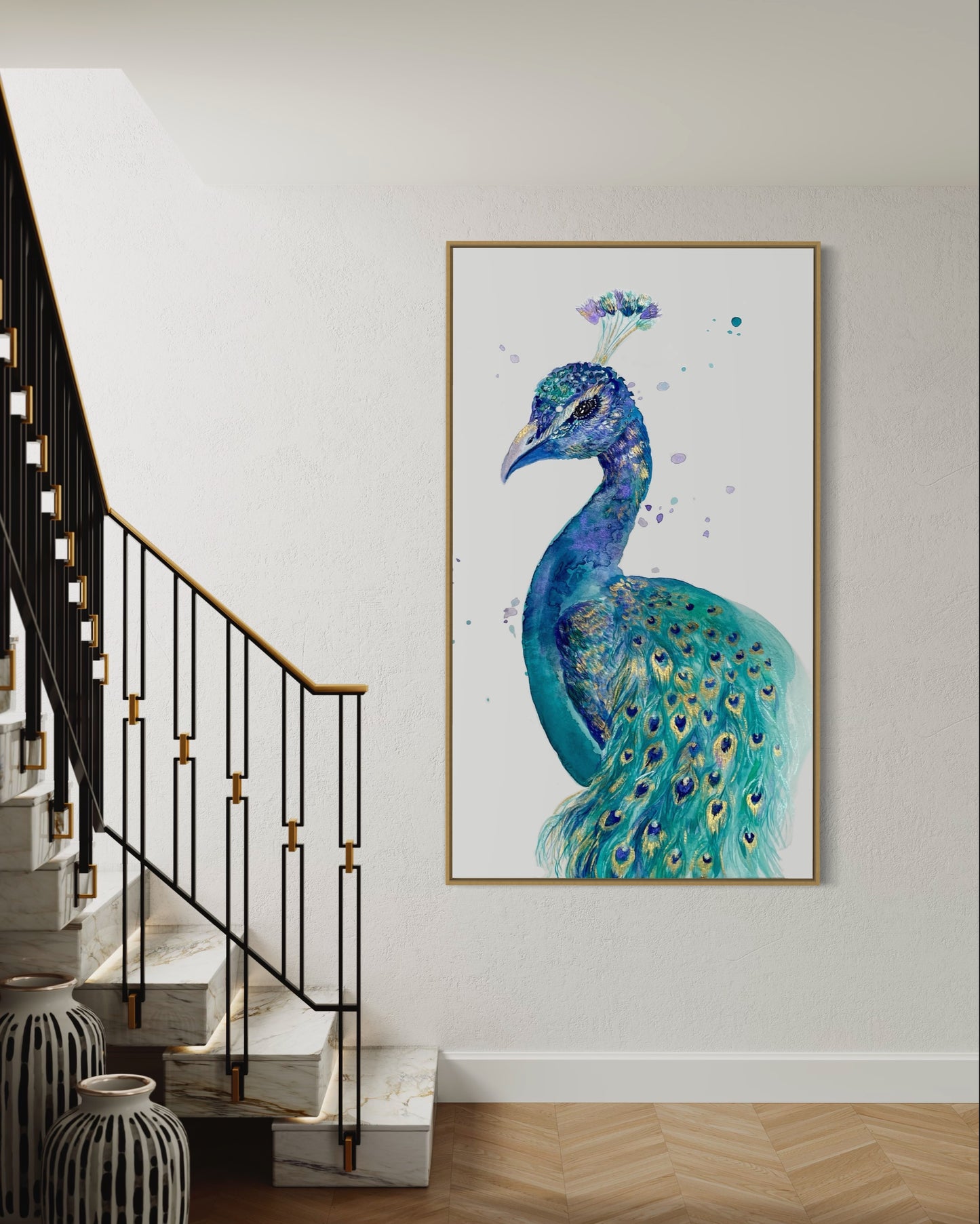 “Emerald Peacock” Print